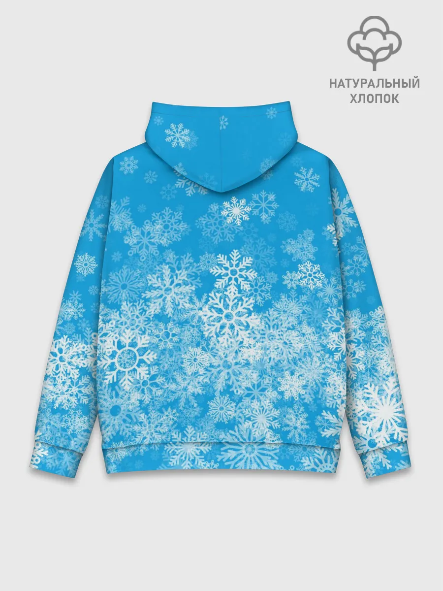 Худи мужской база хлопок / AMONG US СНЕГОВИК