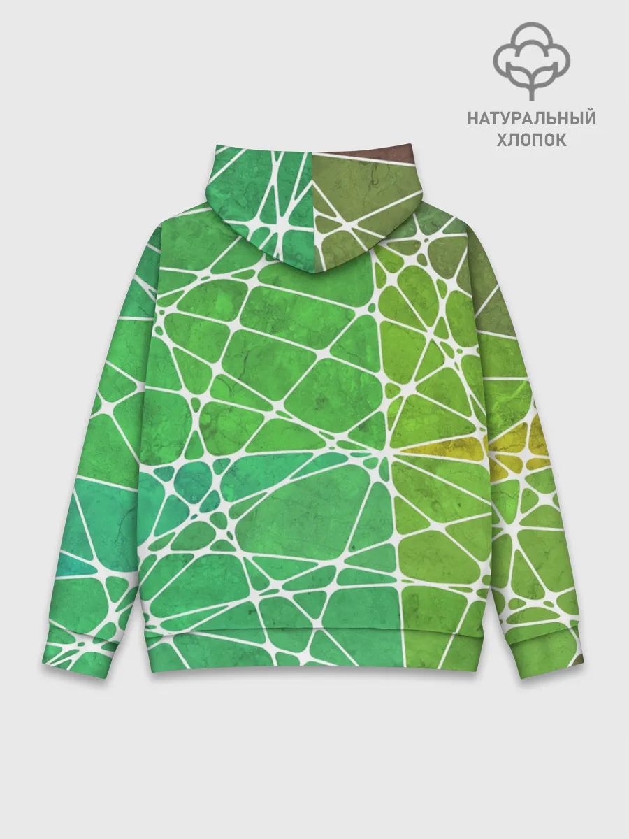 Худи мужской база хлопок / Абстракция камень