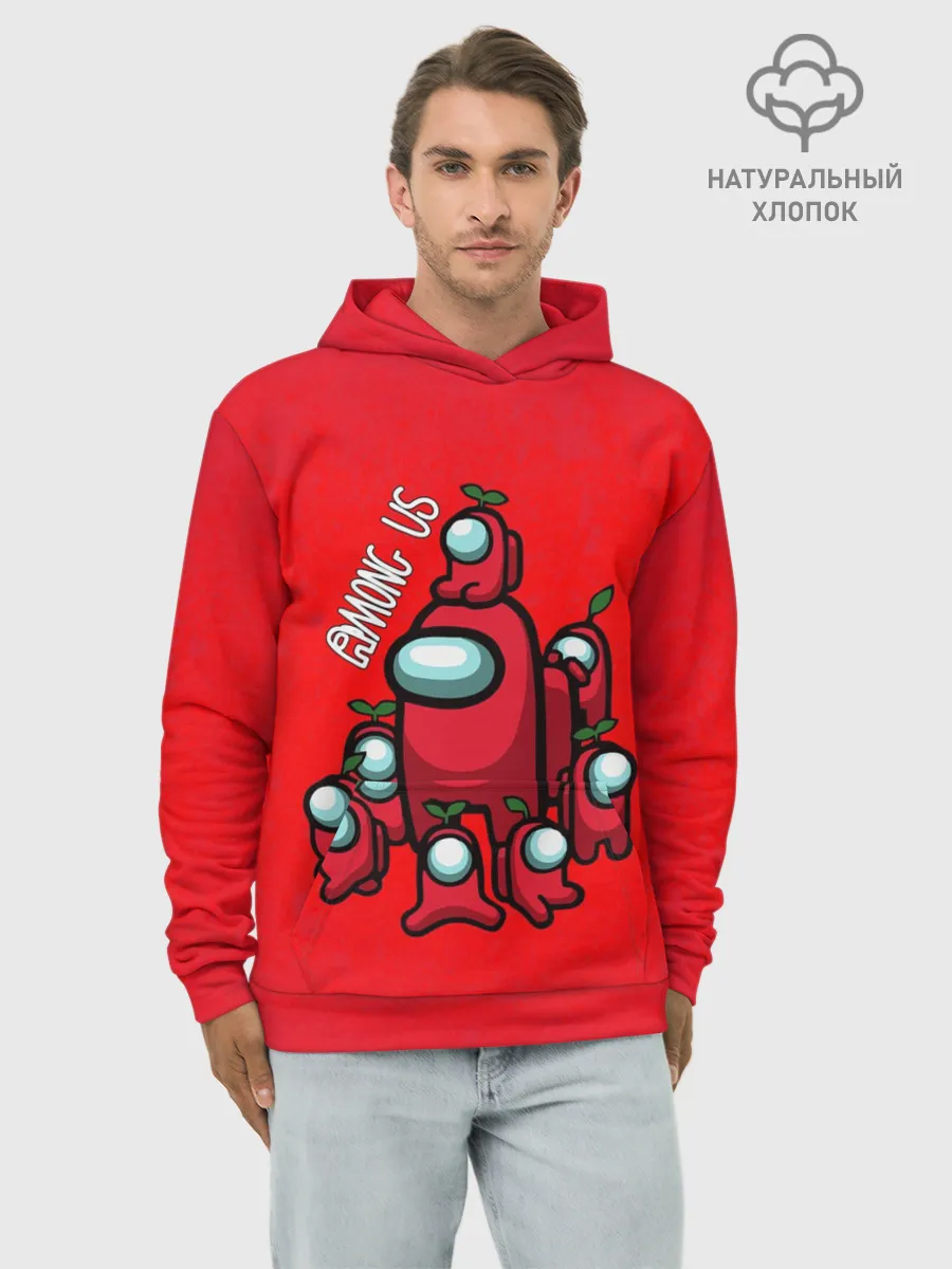 Худи мужской база хлопок / AMONG US
