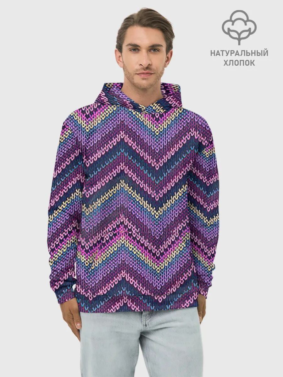 Худи мужской база хлопок / Вязь