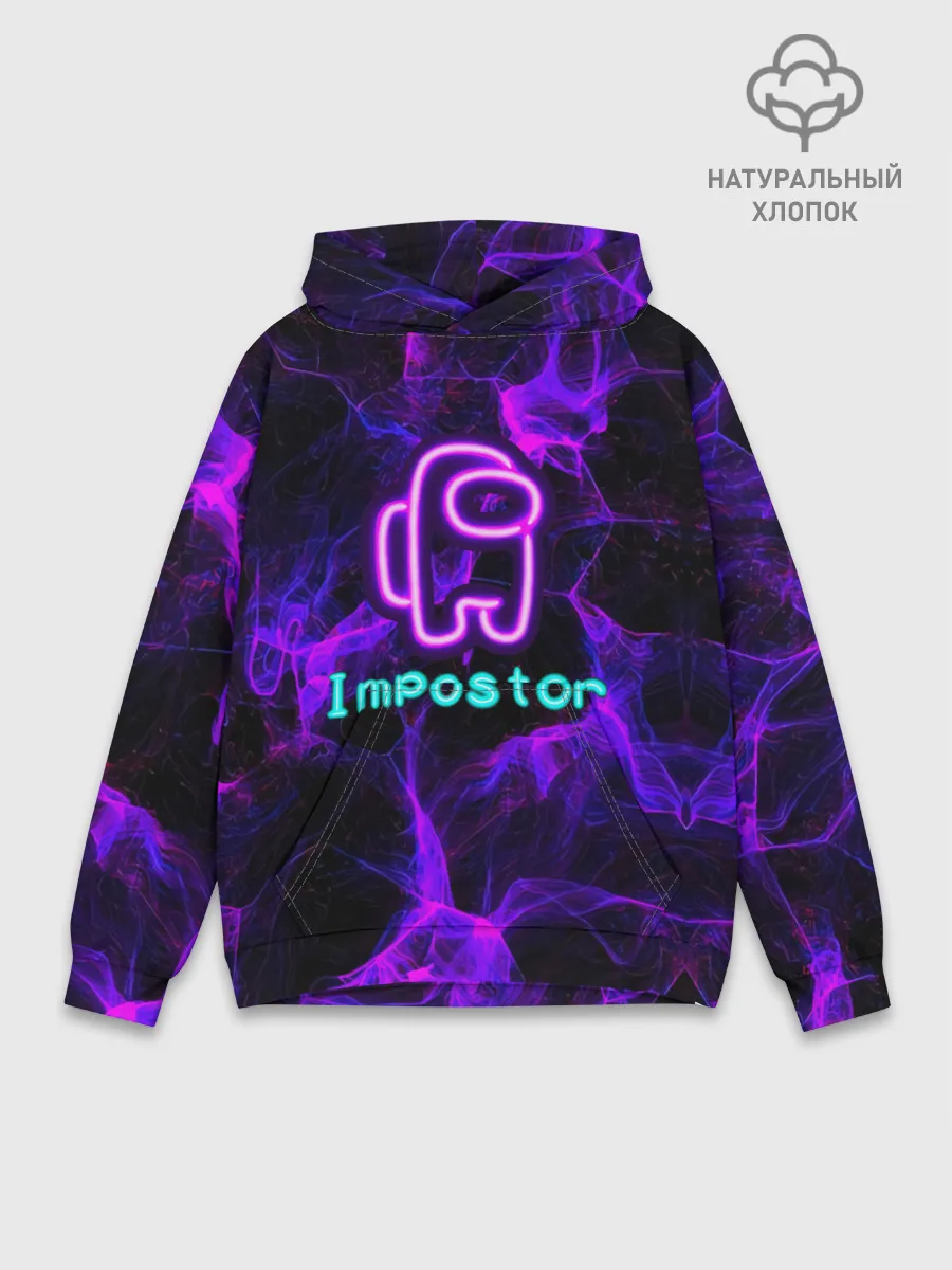 Худи мужской база хлопок / Impostor NEON