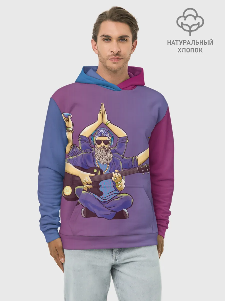 Худи мужской база хлопок / БГ многорукий