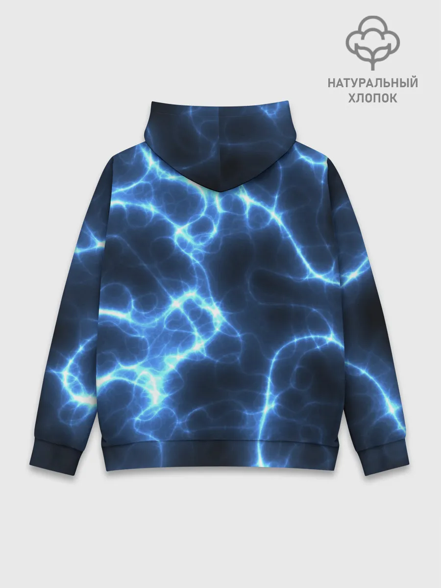 Худи мужской база хлопок / Электро