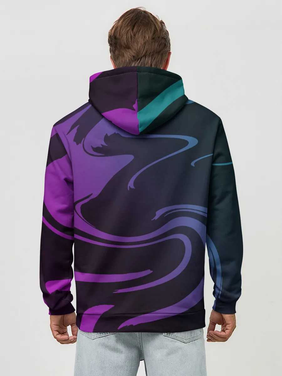 Худи мужской база хлопок / Робот полицейский