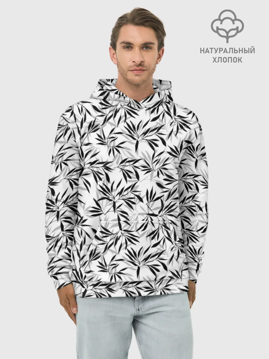Худи мужской база хлопок / Дзен