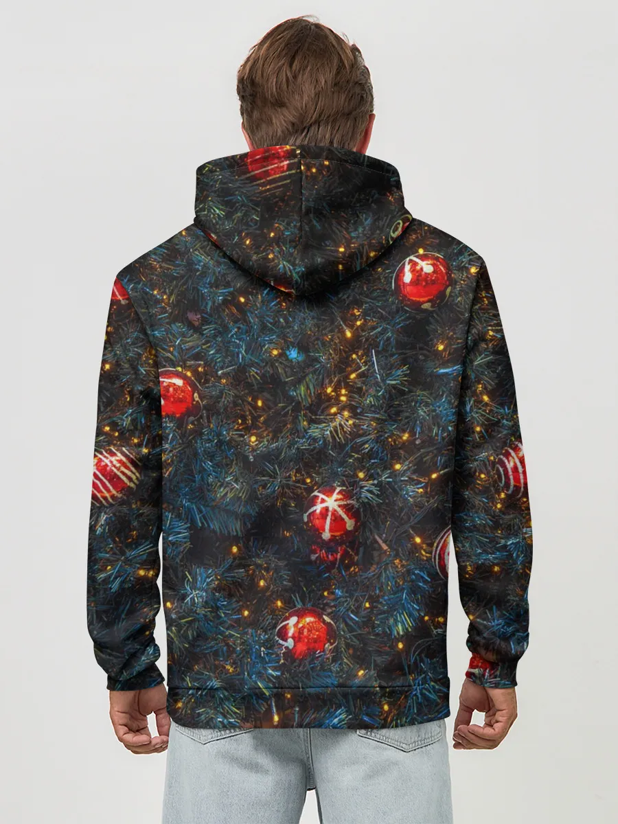 Худи мужской база хлопок / Новый Год