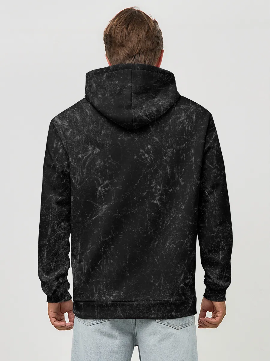 Худи мужской база хлопок / Victory or Valhalla