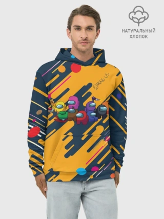 Худи мужской база хлопок / Among us