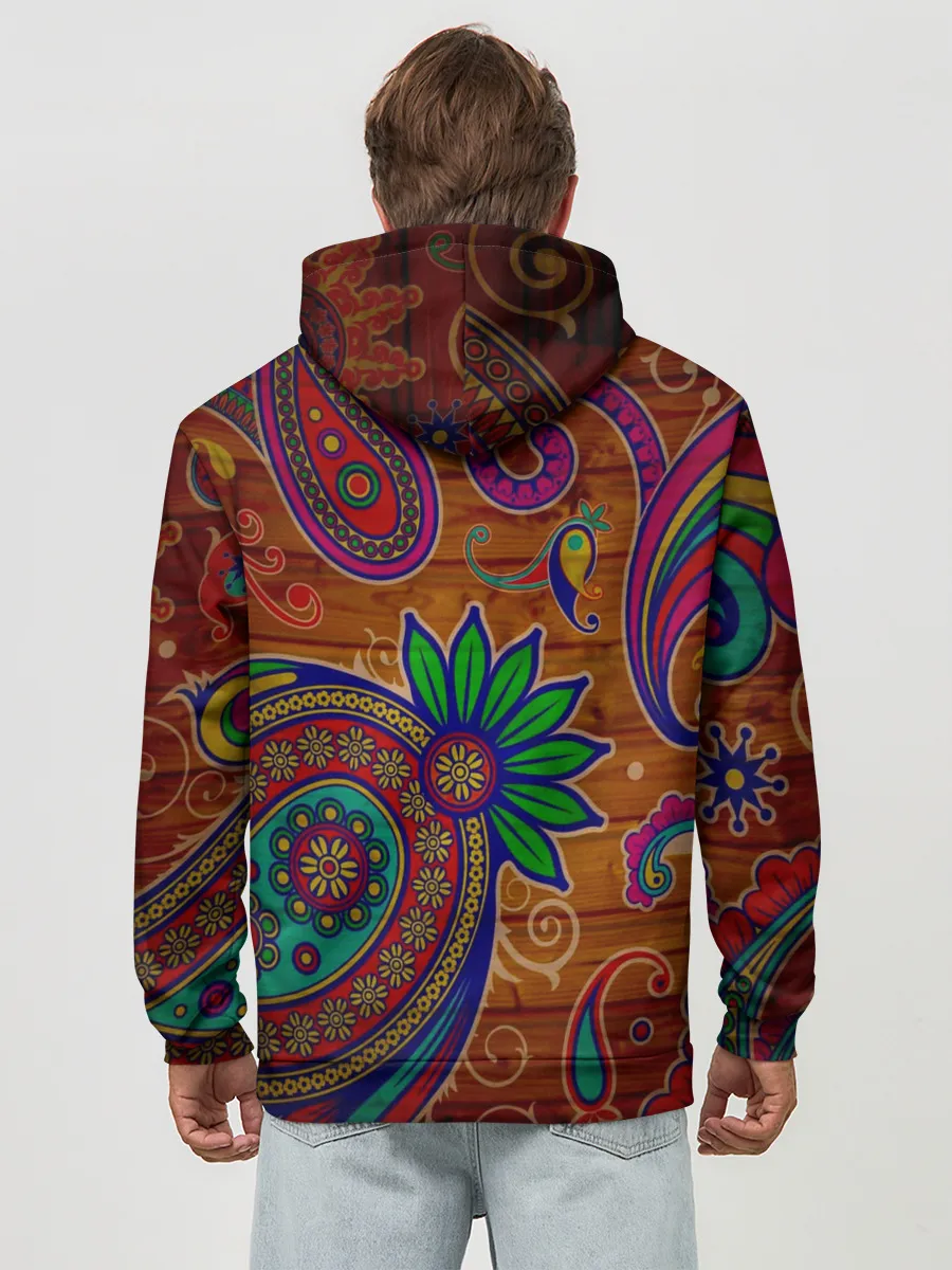 Худи мужской база хлопок / узоры текстура фон