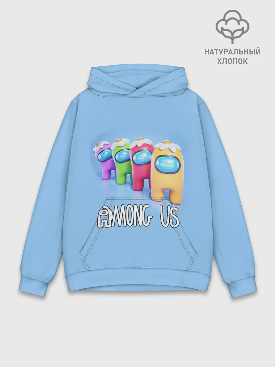 Худи мужской база хлопок / AMONG US
