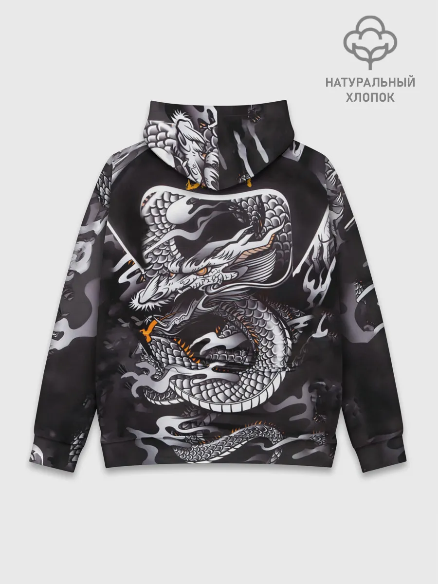 Худи мужской база хлопок / Самурай