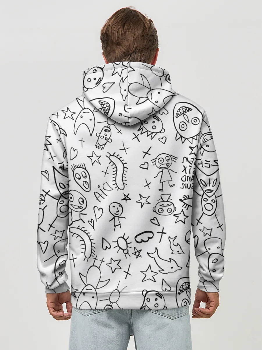 Худи мужской база хлопок / DIE ANTWOORD