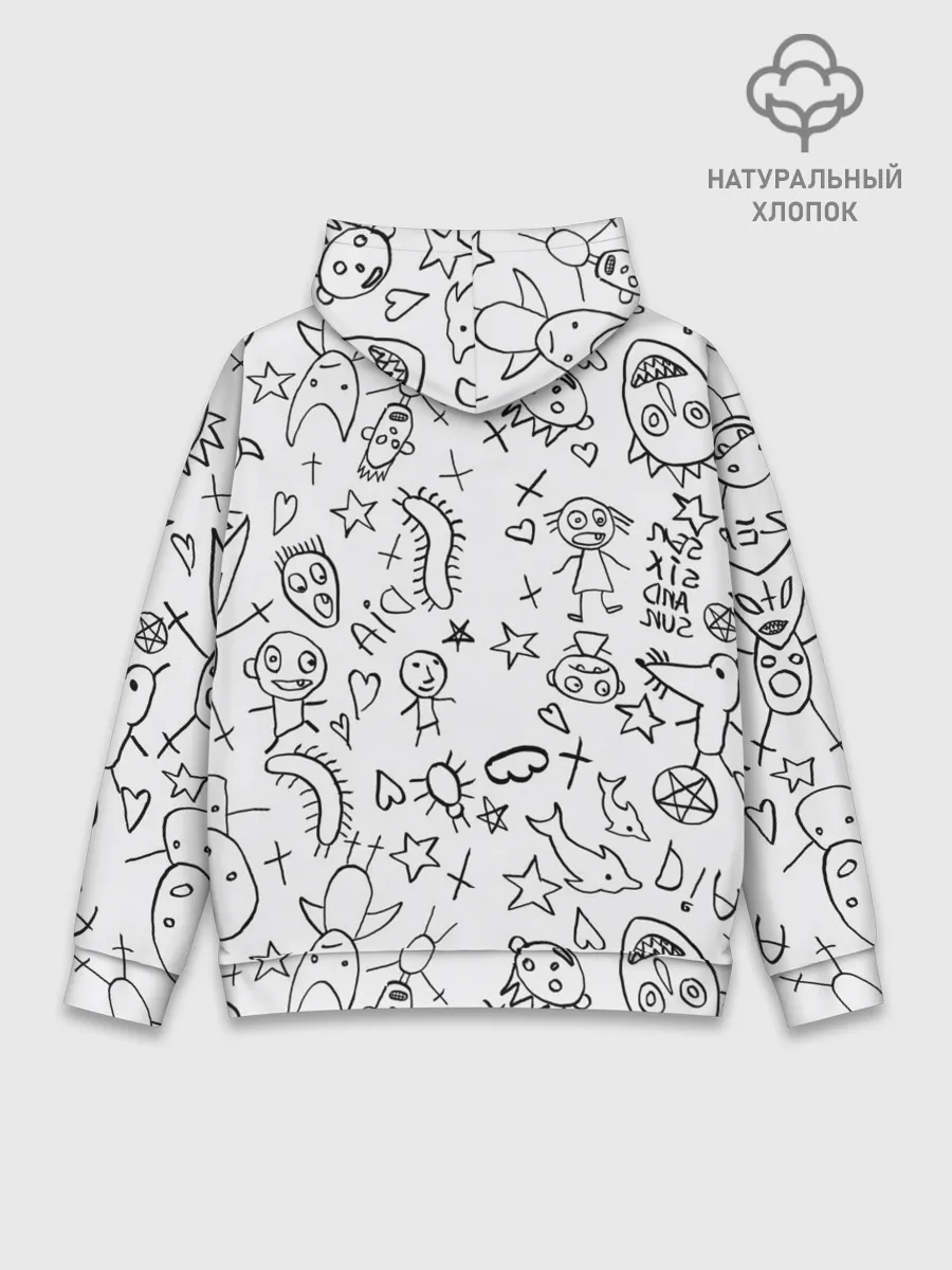 Худи мужской база хлопок / DIE ANTWOORD