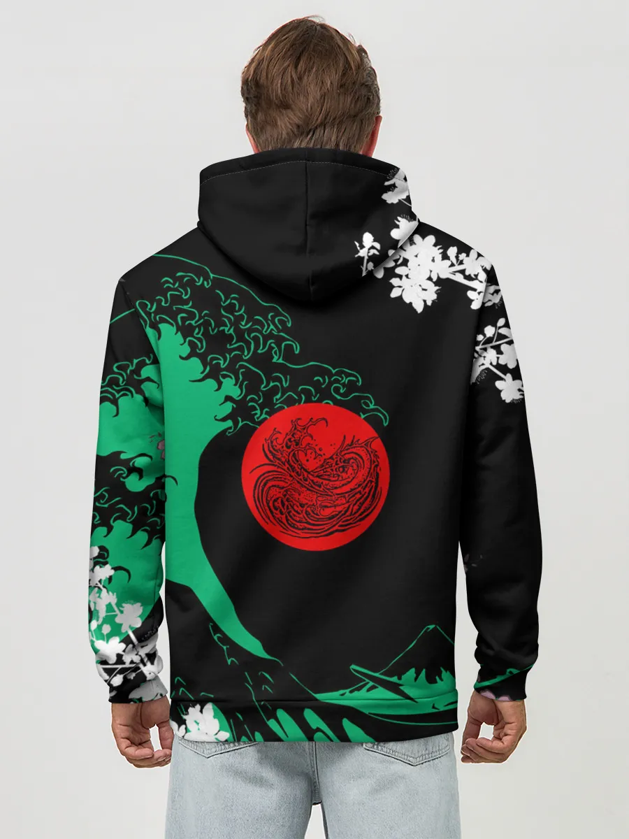 Худи мужской база хлопок / Japanese style