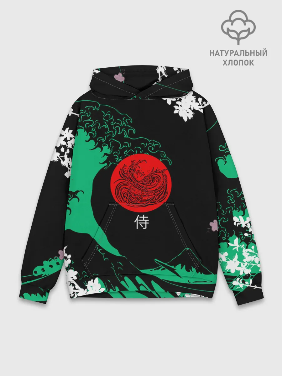 Худи мужской база хлопок / Japanese style