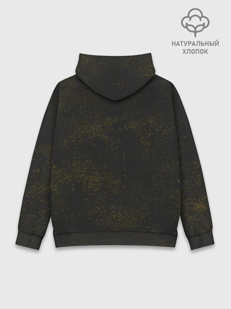 Худи мужской база хлопок / Наушники Смайл