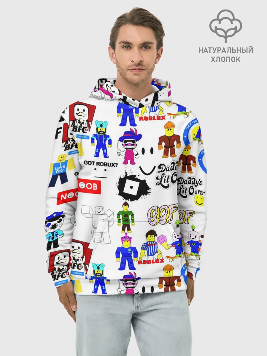 Худи мужской база хлопок / ROBLOX