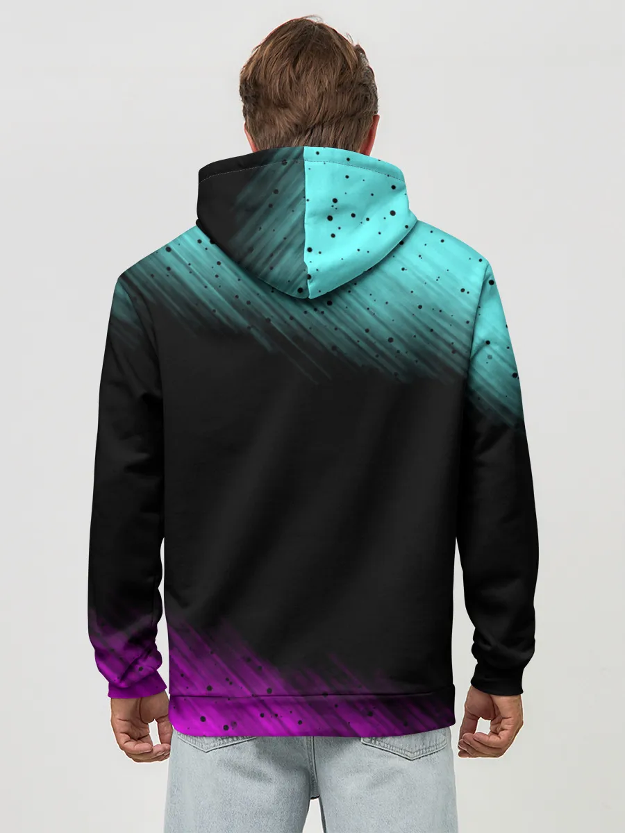 Худи мужской база хлопок / AMONG US - Crewmate With Mini