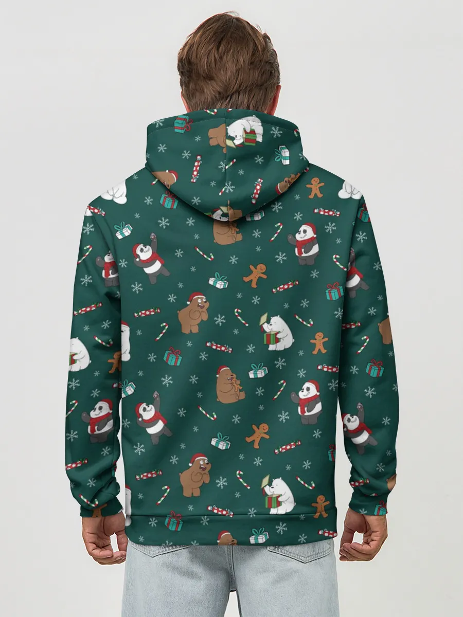 Худи мужской база хлопок / We Bare Bears