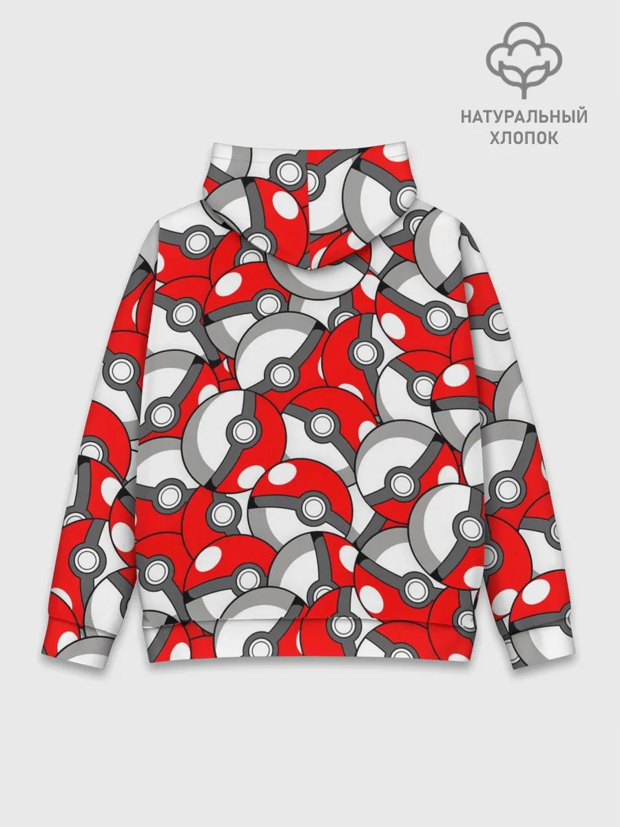 Худи мужской база хлопок / ПИКАЧУ