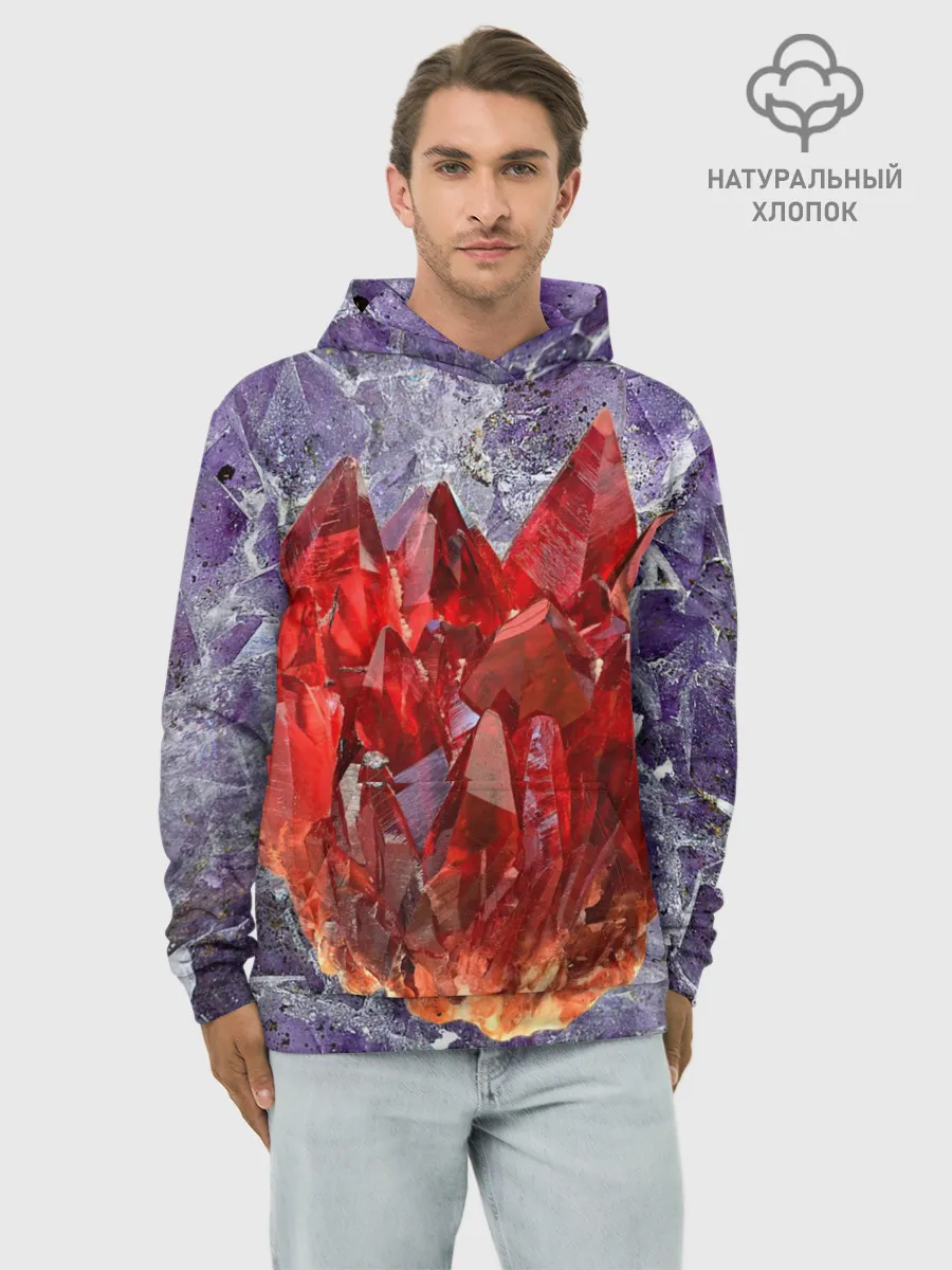 Худи мужской база хлопок / Роза инков