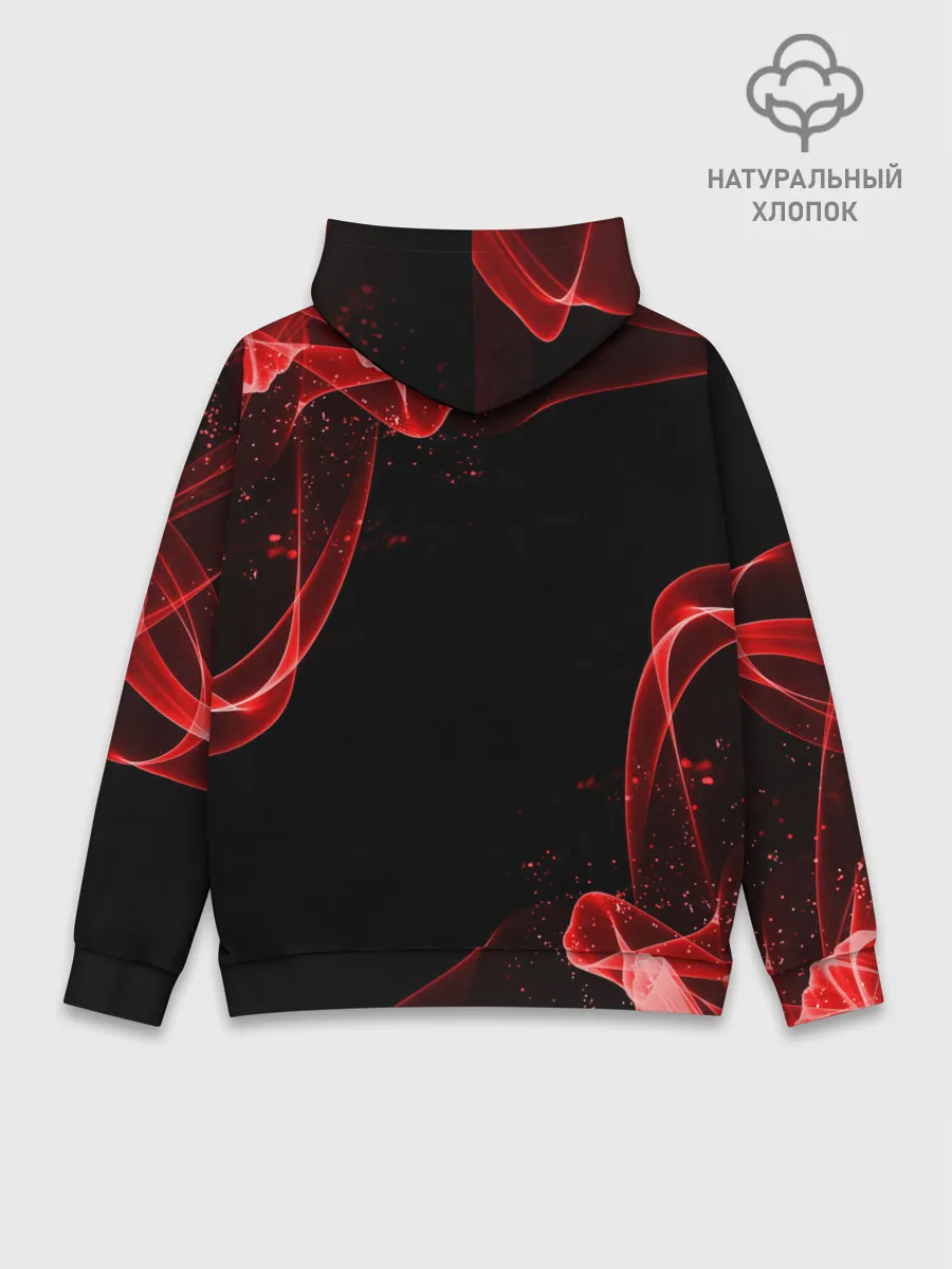 Худи мужской база хлопок / AMONG US - КРАСНЫЙ