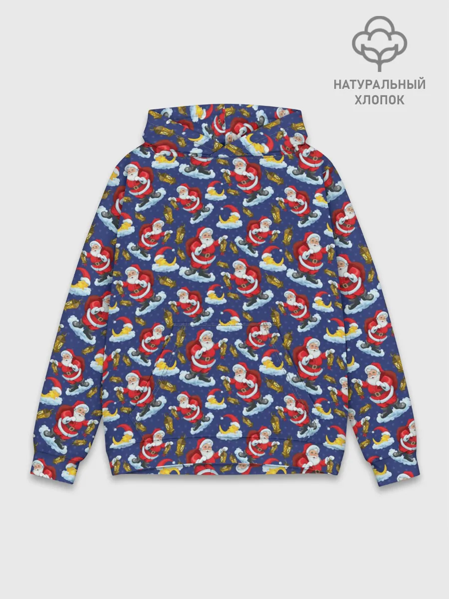 Худи мужской база хлопок / Новый Год