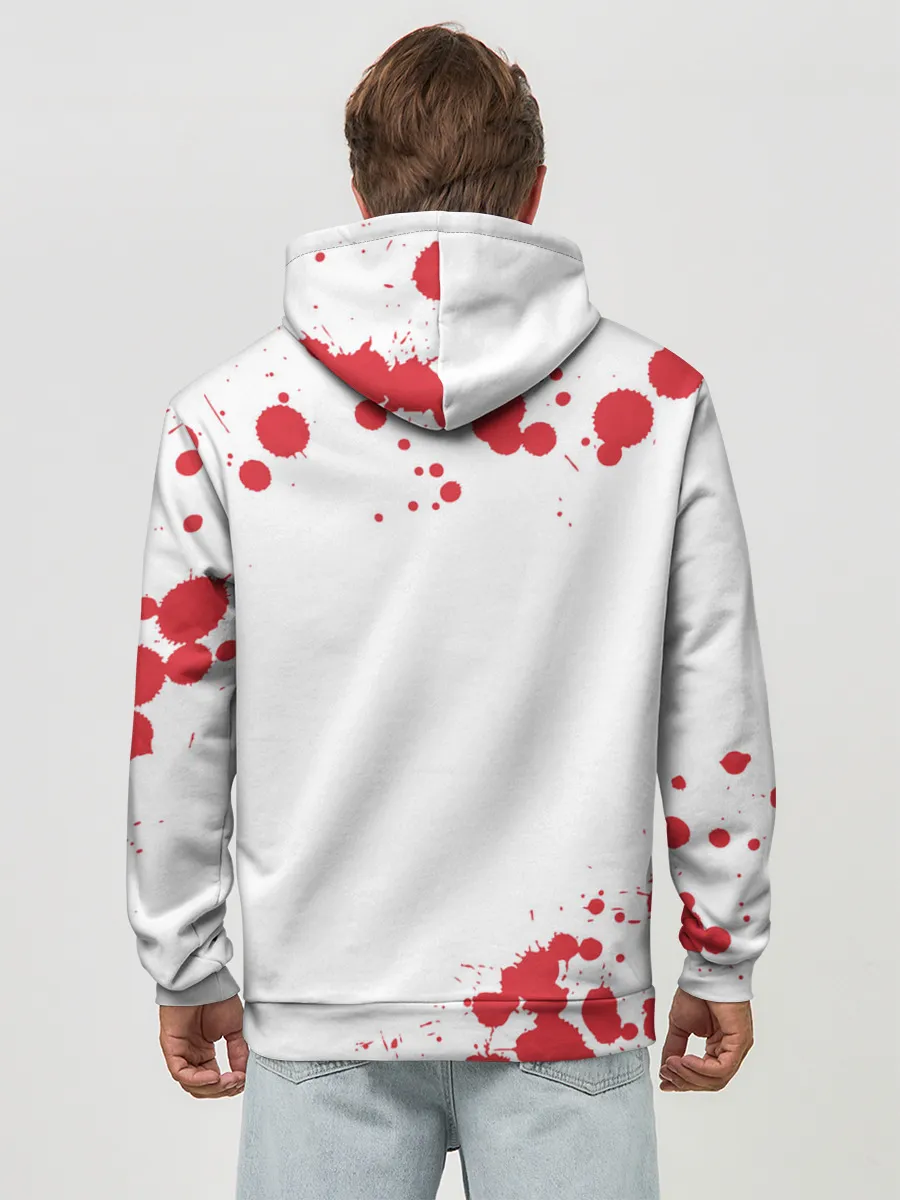 Худи мужской база хлопок / AMONG US - Импостор Покушал