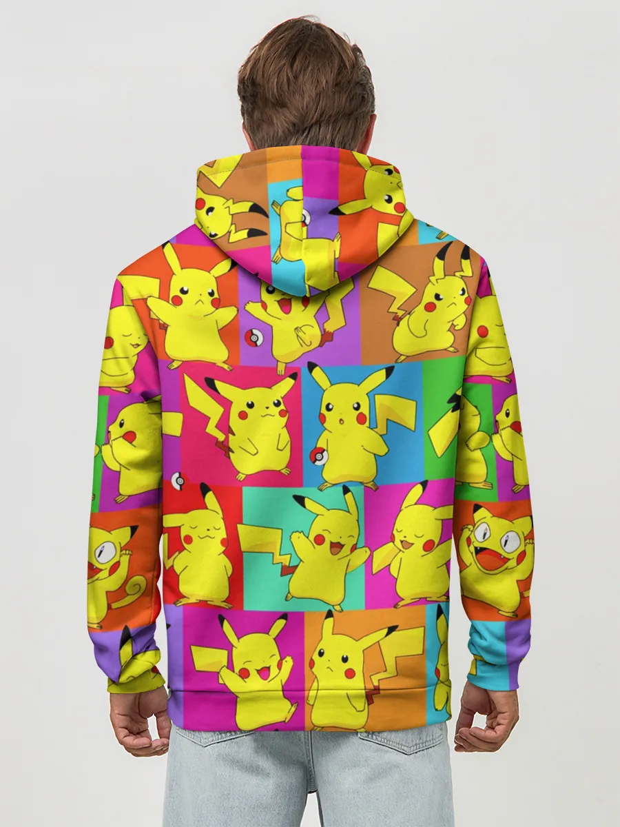 Худи мужской база хлопок / ПИКАЧУ