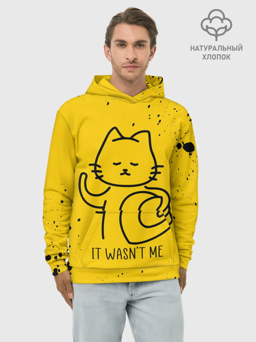 Худи мужской база хлопок / AMONG US - КОТИК