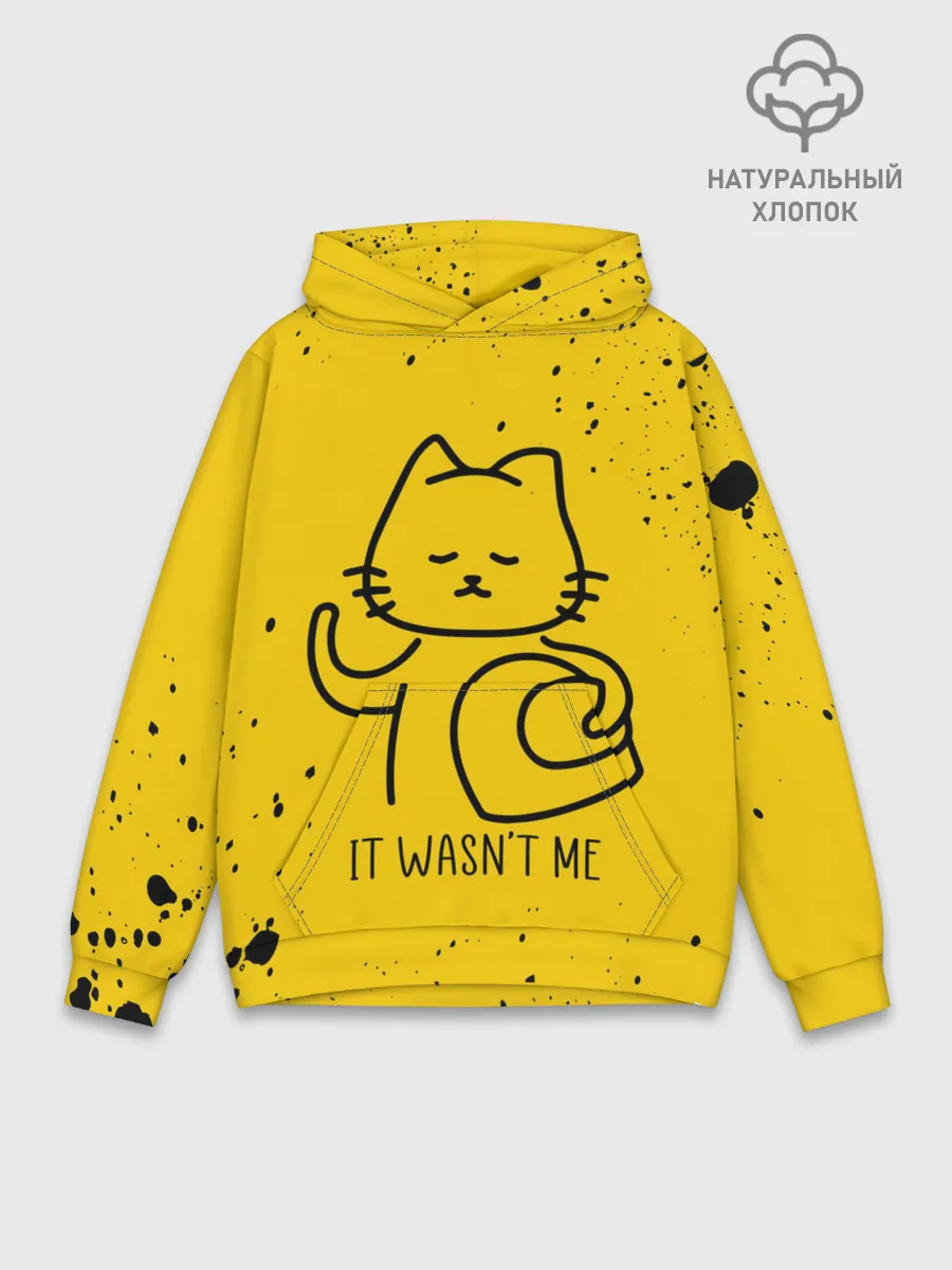 Худи мужской база хлопок / AMONG US - КОТИК