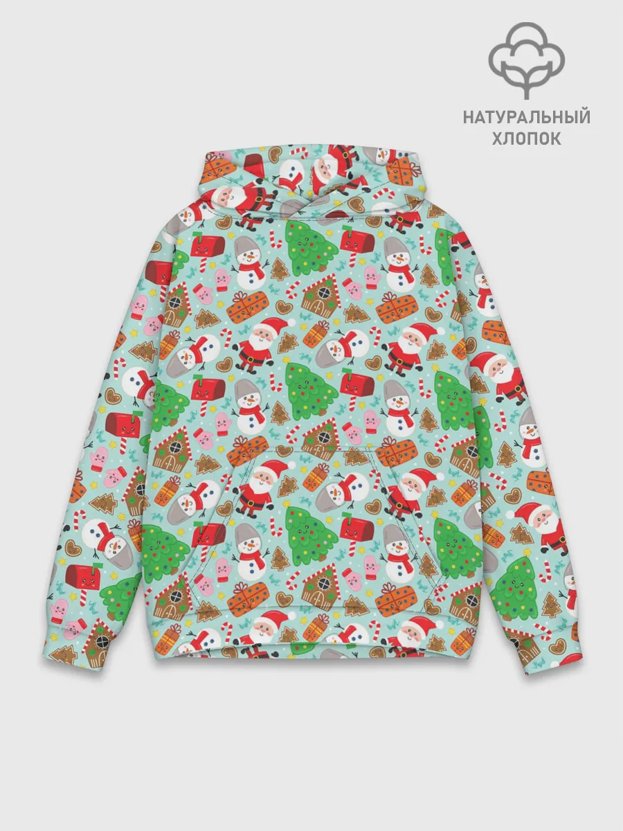 Худи мужской база хлопок / Новый Год