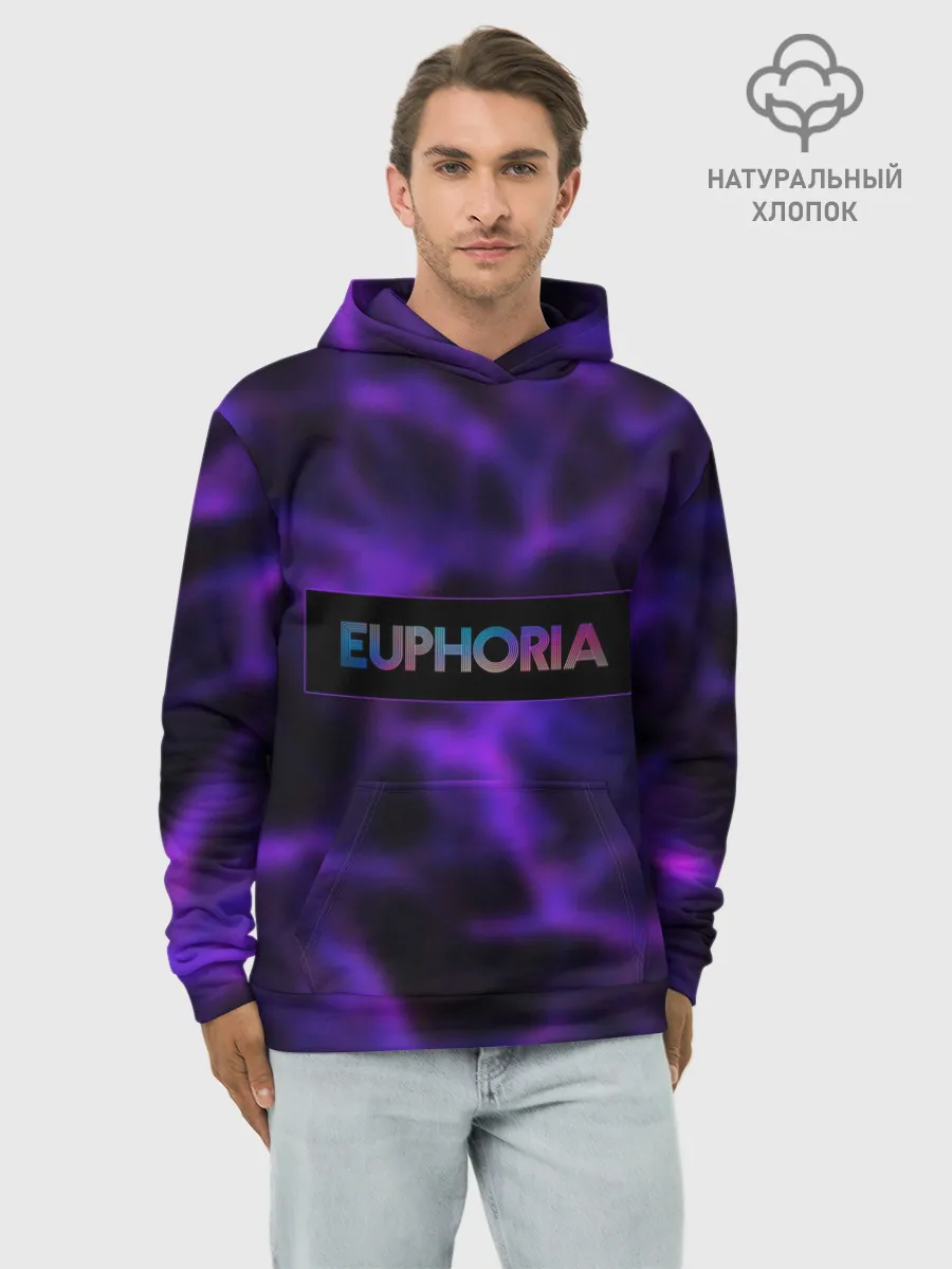 Худи мужской база хлопок / сериал Euphoria