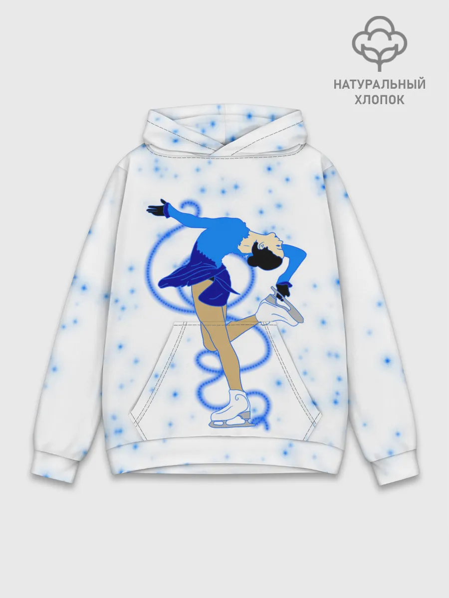 Худи мужской база хлопок / Фигурное катание