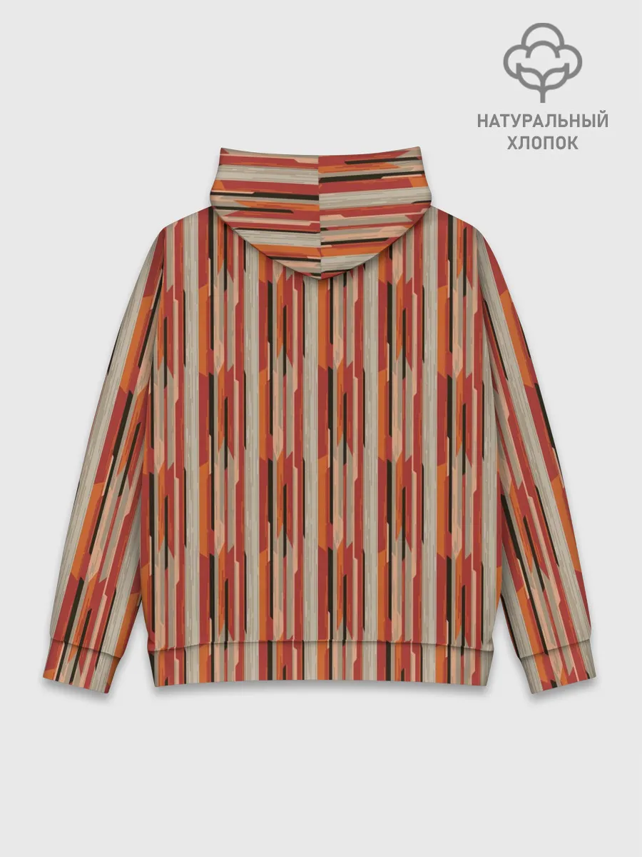 Худи мужской база хлопок / Ритм полос