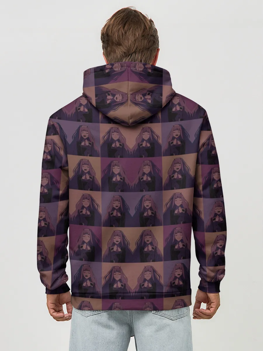 Худи мужской база хлопок / Zero Two Dance