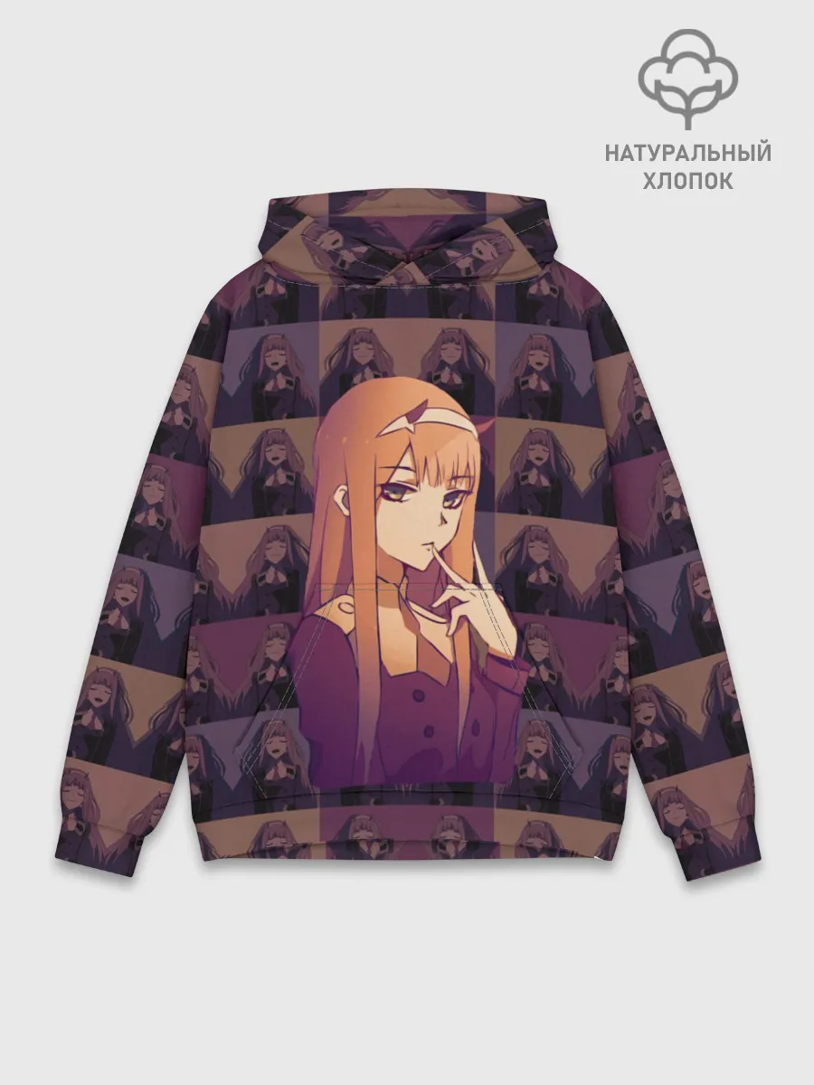 Худи мужской база хлопок / Zero Two Dance