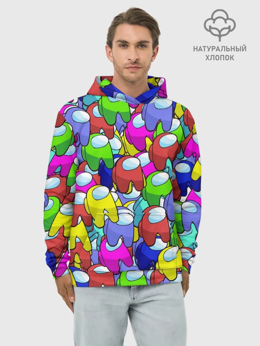 Худи мужской база хлопок / AMONG US