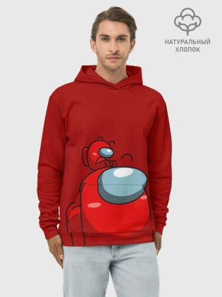 Худи мужской база хлопок / МИМИ АМОНГ АС