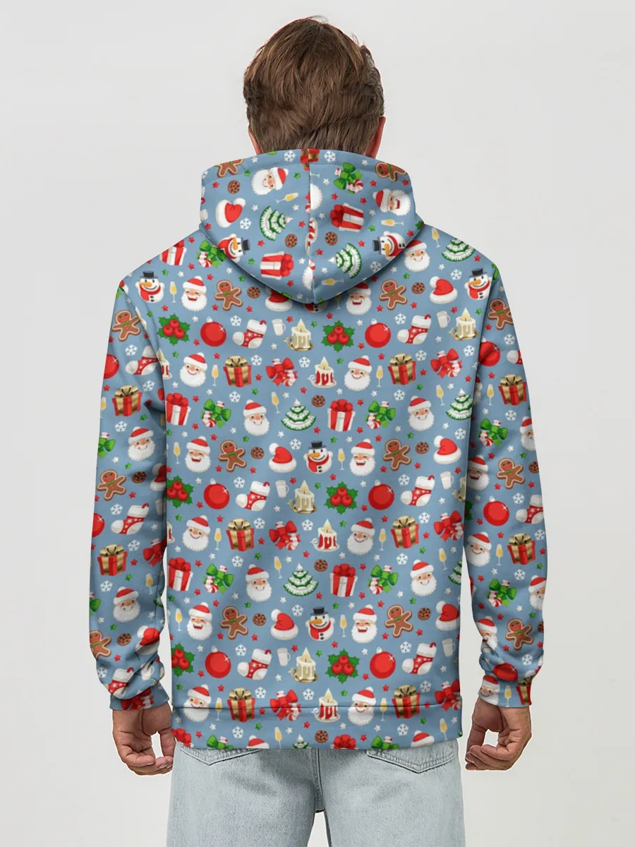 Худи мужской база хлопок / Новый Год