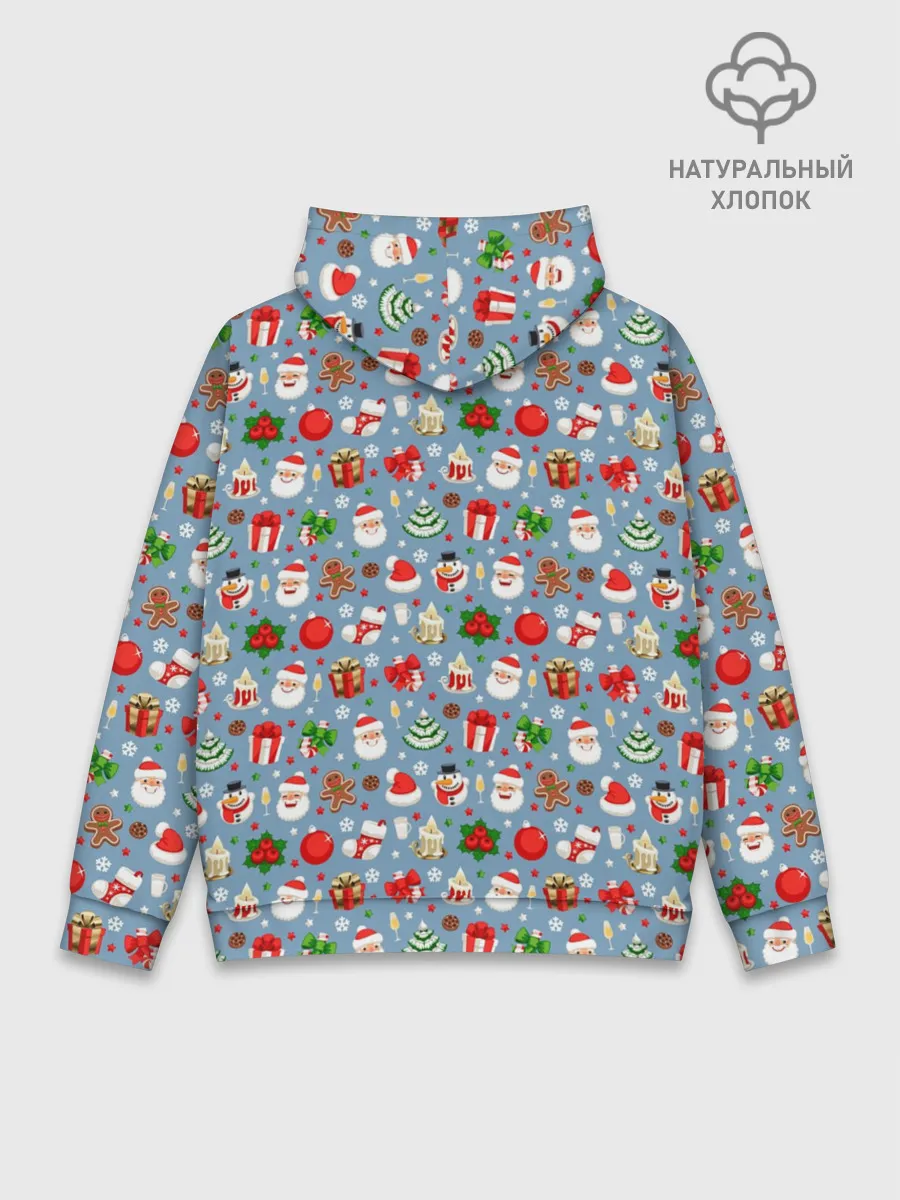 Худи мужской база хлопок / Новый Год