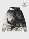 Худи мужской база хлопок / Ghost of Tsushima