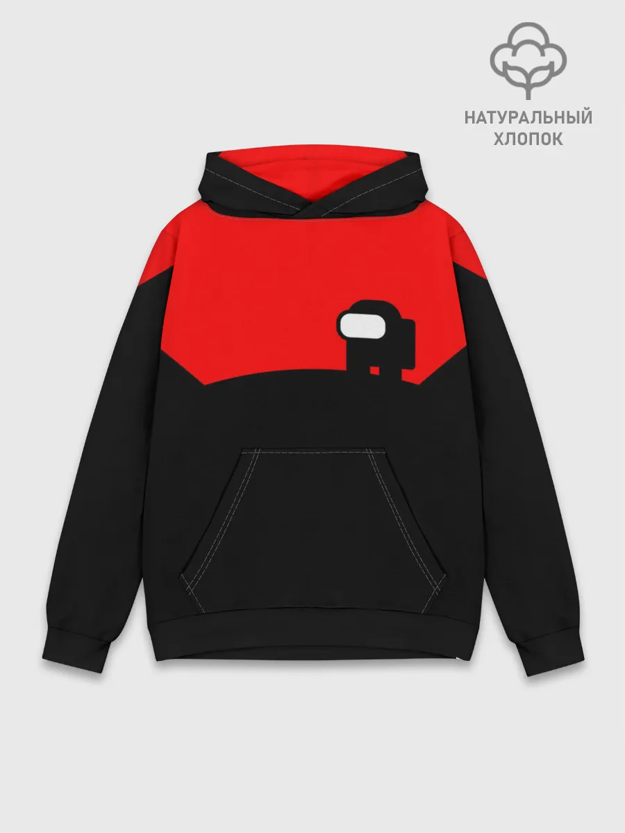 Худи мужской база хлопок / AMONG US - ALONE