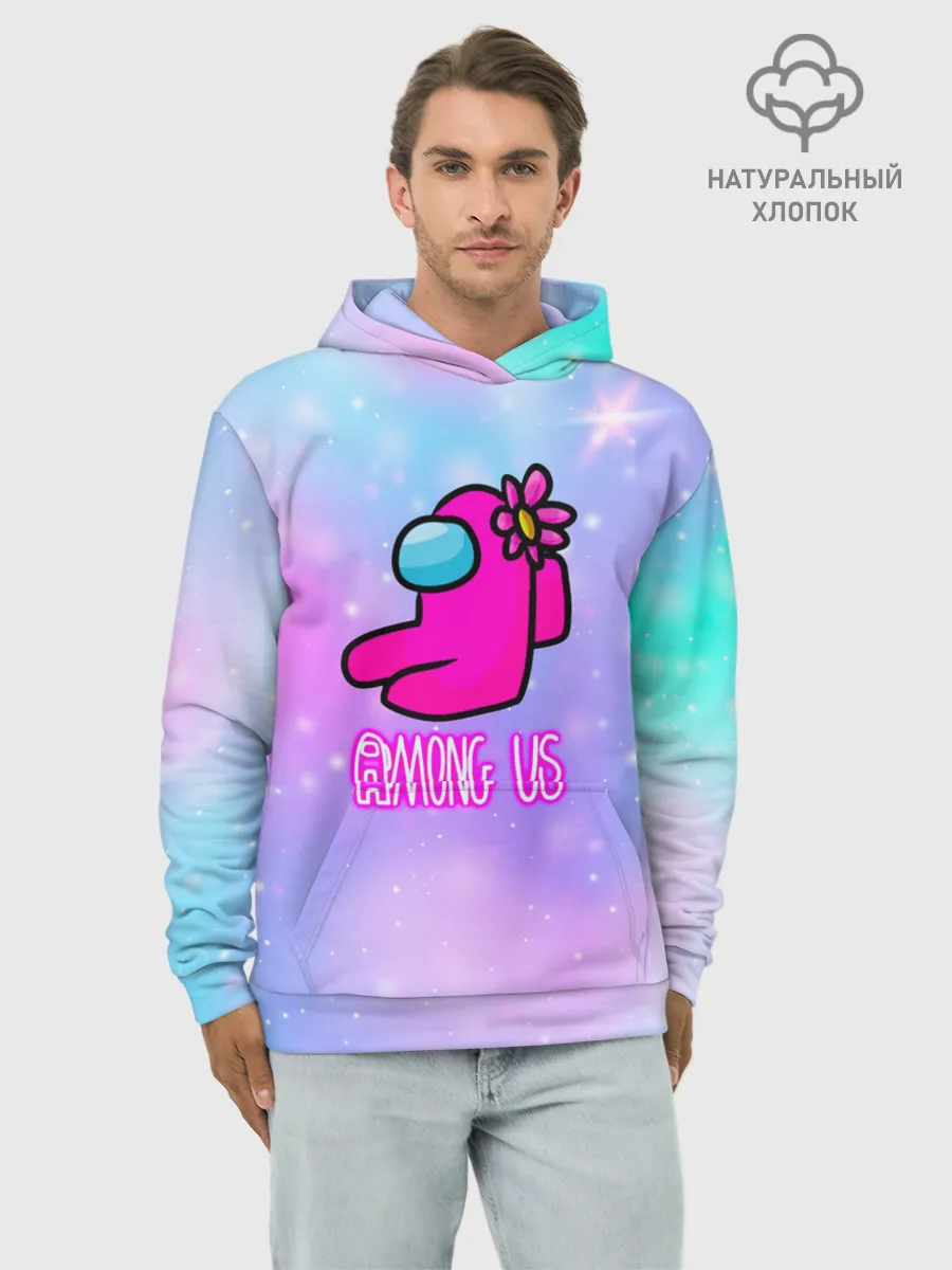 Худи мужской база хлопок / Among Us