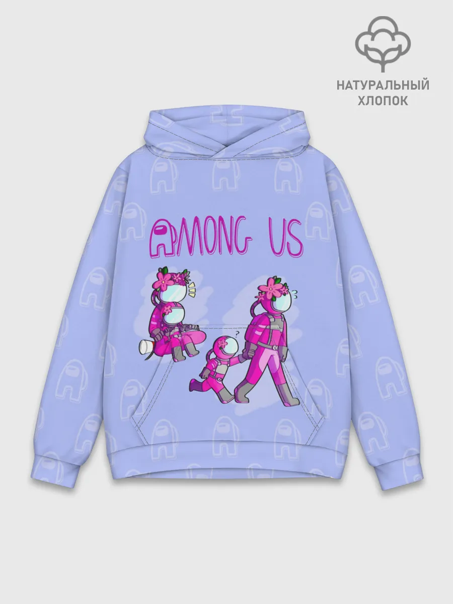 Худи мужской база хлопок / Among Us