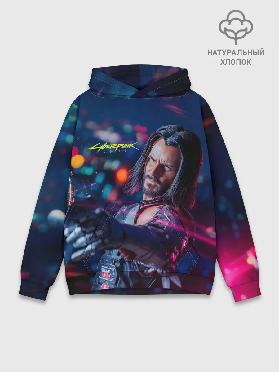 Худи мужской база хлопок / Cyberpunk 2077