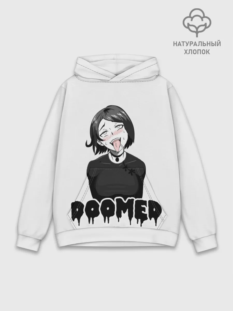 Худи мужской база хлопок / Doomer girl