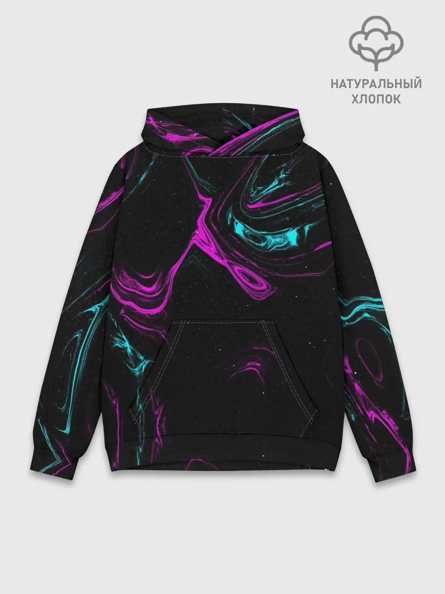 Худи мужской база хлопок / Glitch