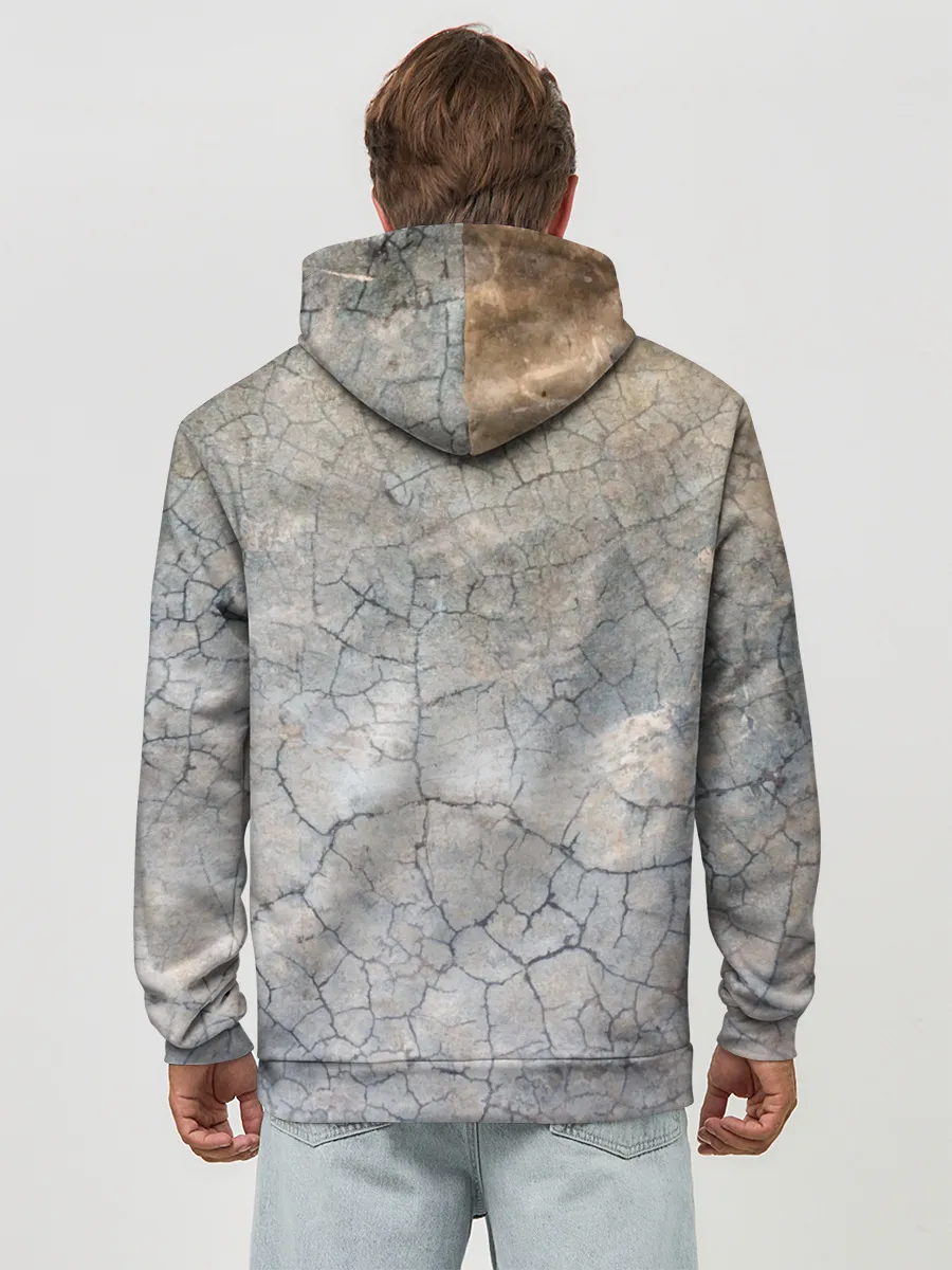 Худи мужской база хлопок / Бойцовый бультерьер