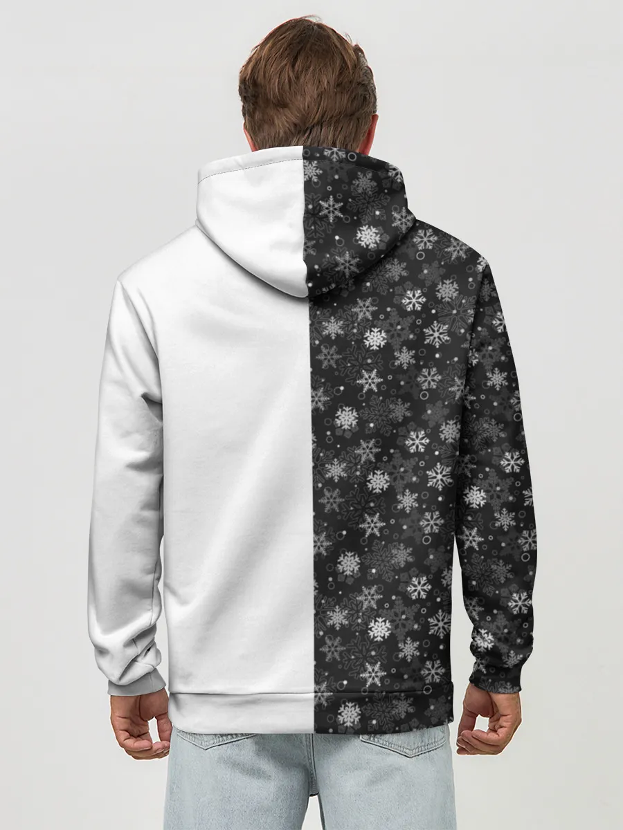 Худи мужской база хлопок / Дедушка Мороз